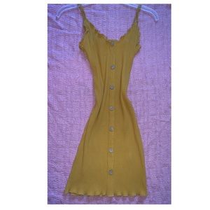 💗MUSTARD YELLOW MINI DRESS💗